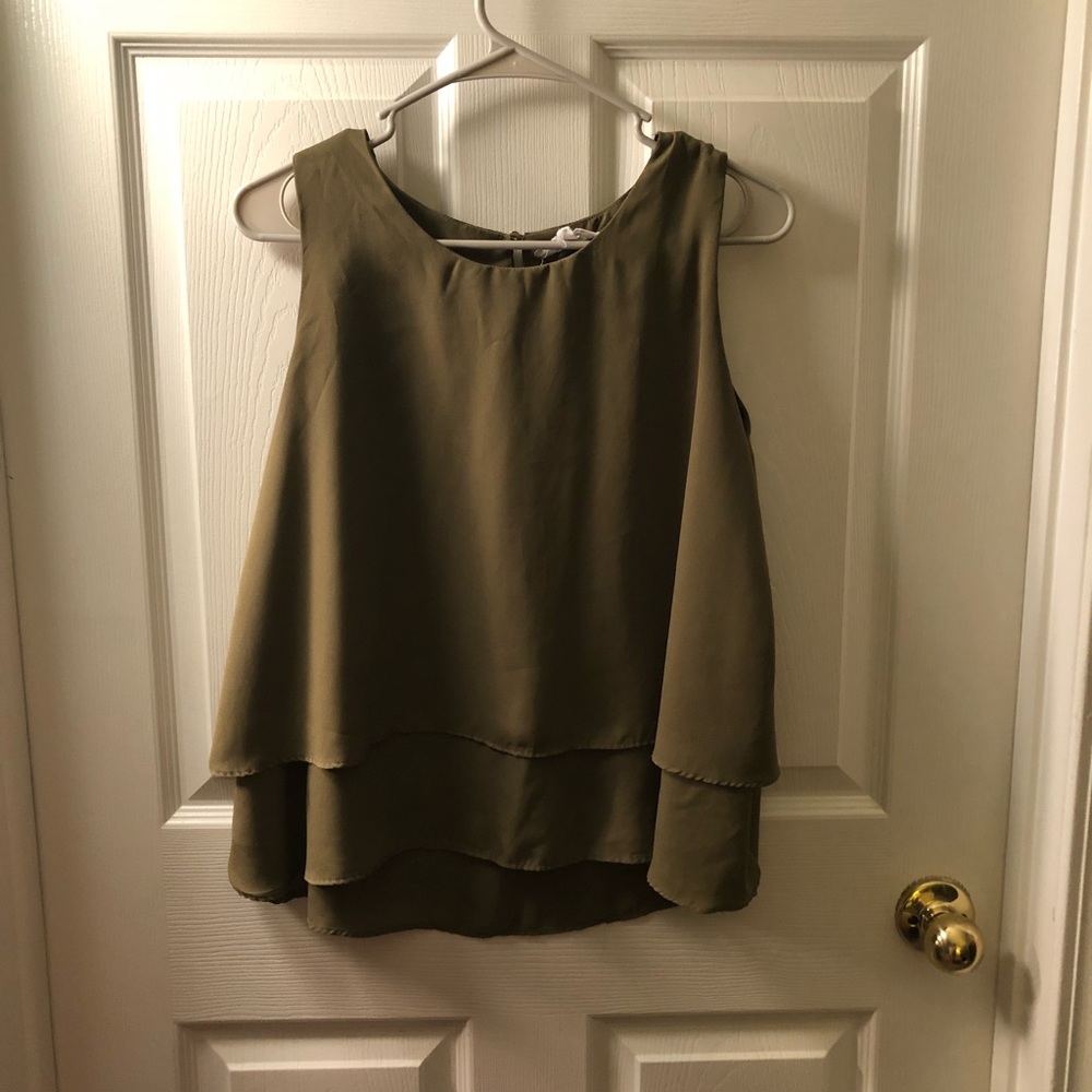 Stella Luce army green blouse